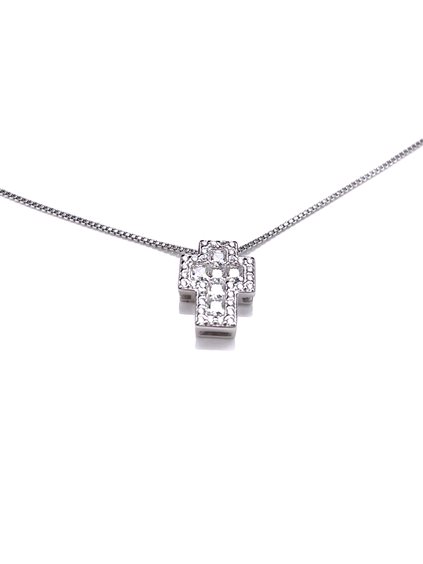 Collana Stocco Gioielli Donna in Argento Zircone ACS 542 - ACS 542